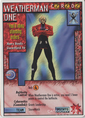 Weatherman One [White Border]